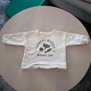 Organic Zoo Cream Kids Sweatshirt
